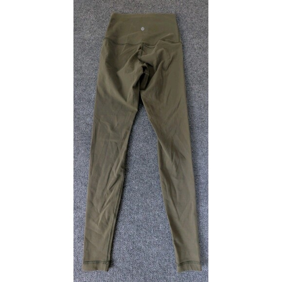 Lululemon Leggings Olive Green Women's Sz 4 w/ 29.5" Inseam - Picture 5 of 10